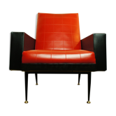 Skai chair kneecap feet brass