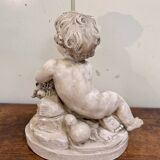 Lebrun: Glazed terracotta putti