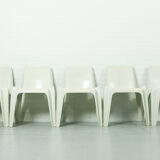 Set of 5 chairs model no BA 1171 designed by Helmut Bätzner for Bofinger, Germany 1960s