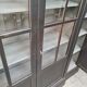 Furniture library industrial office four doors oak black patina