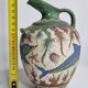 Ceramic vase, Ancient Cretan style, marine decoration with dolphins, 17 cm