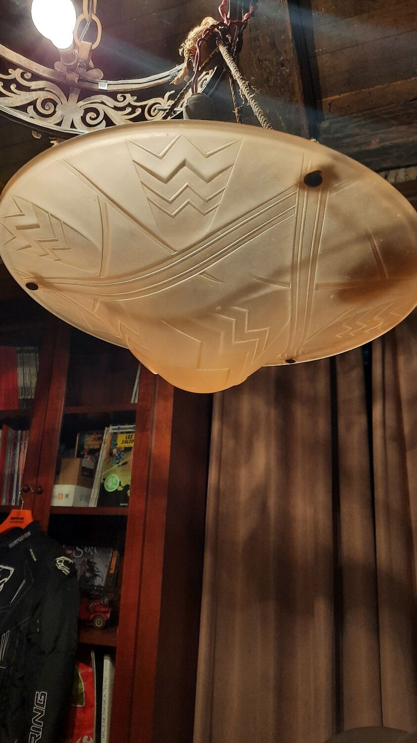 Art Deco chandelier Degué