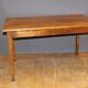 Elm bistro table late XIX