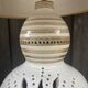 Pierre Pissareff, two-light lamp, signed, Dlg of Georges Pelletier