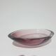 Decorative bowl, pink-purple, glass, designed by A. F. Gangkofner, Hessengl