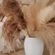 Vase blanc long