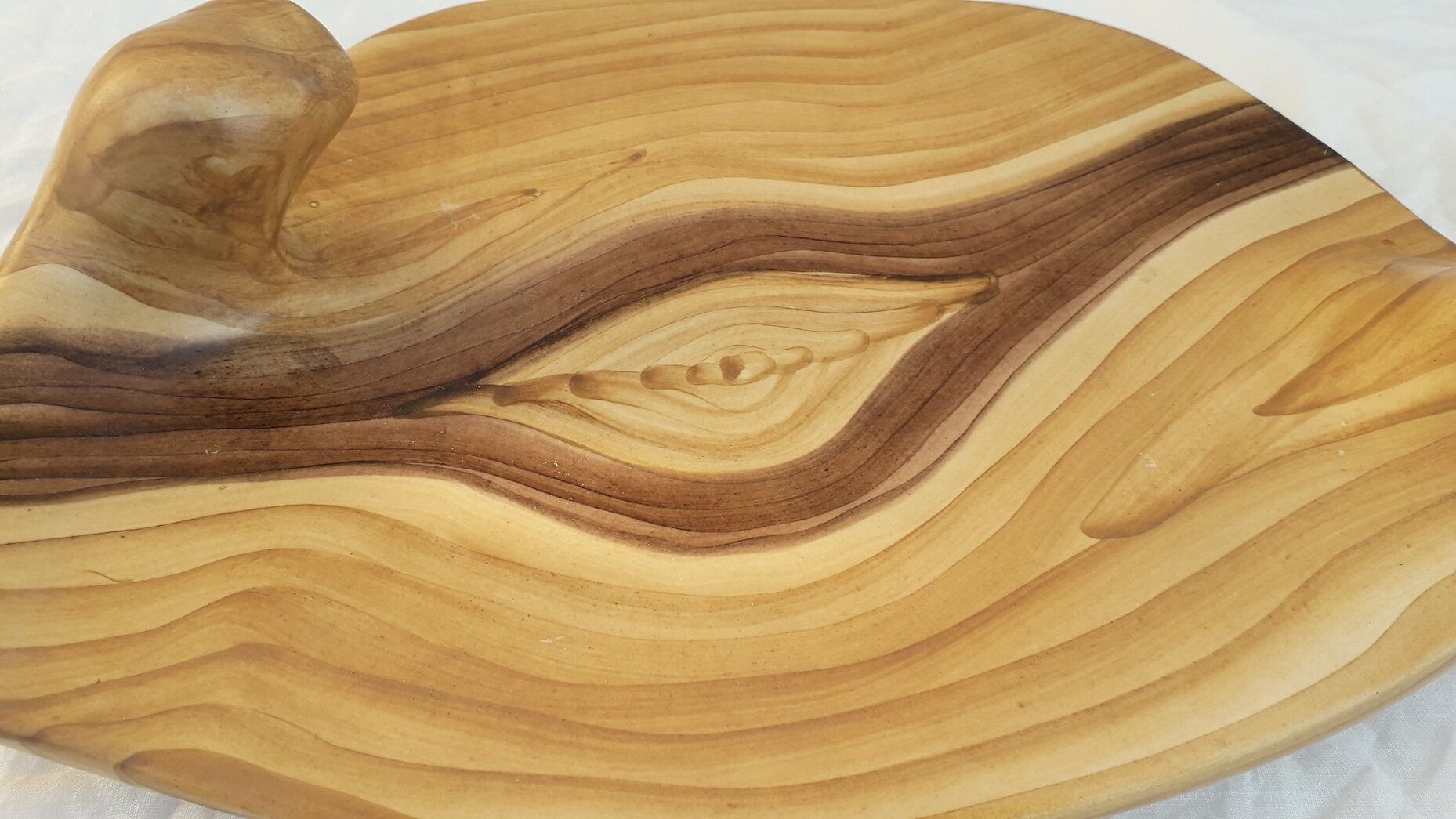 Vallauris ceramic faux wood top