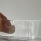 Vintage glass compartment aperitif platter