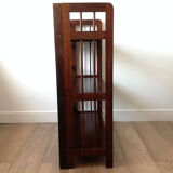 Wooden foldable shelf