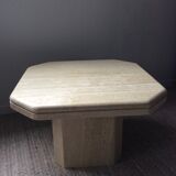 Travertine coffee table from the 70s