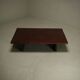 Bamboo and wood coffee table by Axel Vervoordt 1980s