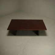 Bamboo and wood coffee table by Axel Vervoordt 1980s