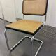 Marcel Breuer B32 chair in black cane and chrome tube