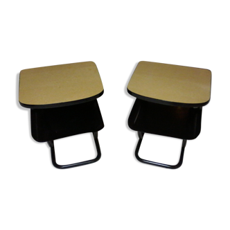 Pair of vintage bedside tables