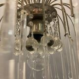 Murano glass drop waterfall chandelier, 1960s