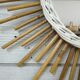 Sun rattan mirror 40x40cm