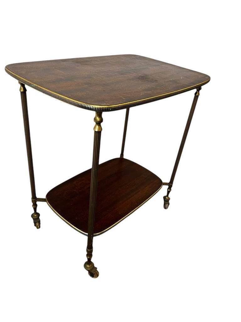 Vintage bar cart / cart / small rolling table