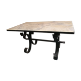 Table basse plateau en pierre