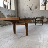 Scandinavian teak bench