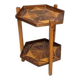 Geometric wood veneer stand, Czechoslovakia, 1960s–1970s