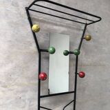 Wall rack on vintage stand 50s