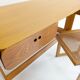 Midcentury desk & matching armchair by Derk Jan De Vries 1970s