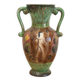 Glazed ceramic vase signed H. Bequet
