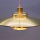 Danish hanging lamp in brass, 1970s