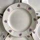 Set of 6 dessert plates Digoin Sarreguemines 50s