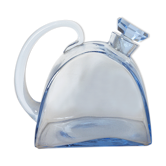 Carafe art déco bleue