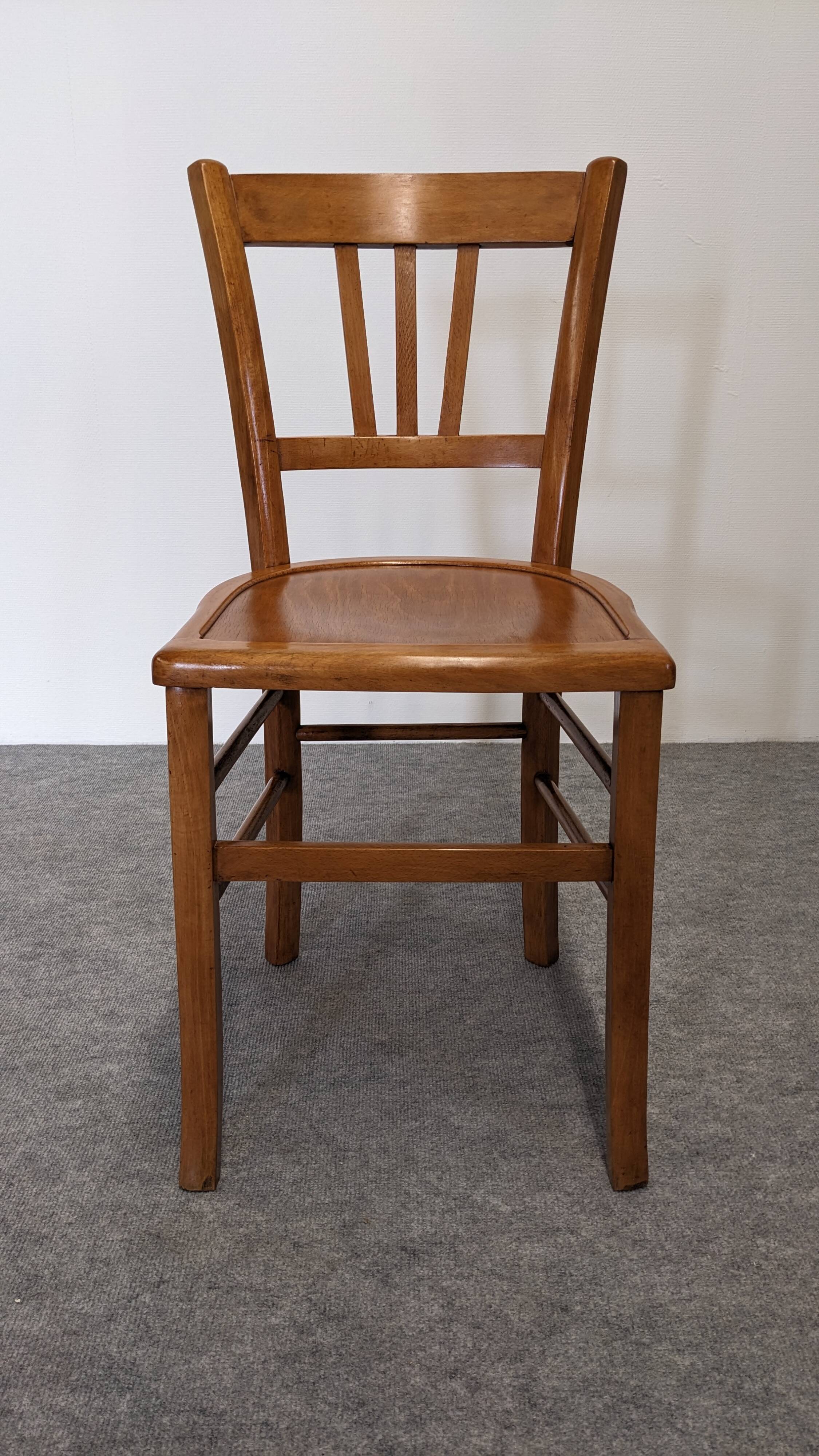 Set of 6 bistro chairs by Luterma, 50s/60s