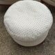 Paire de fauteuils et pouf Louis XVI