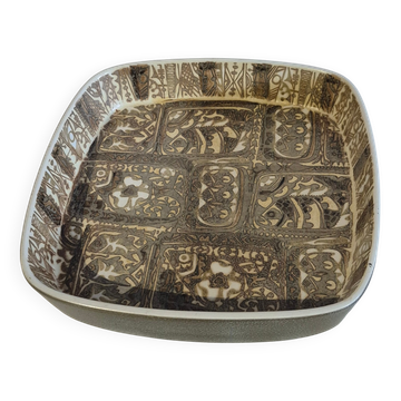 Royal copenhagen plate 26,5 cm Baca Fajence by Nils Thorsson ceramic