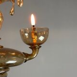 Venetian hallway chandelier in murano glass circa 1940