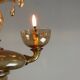 Venetian hallway chandelier in murano glass circa 1940