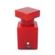 Red glass bottle by Luciano Vistosi for Vistosi, 1960s.