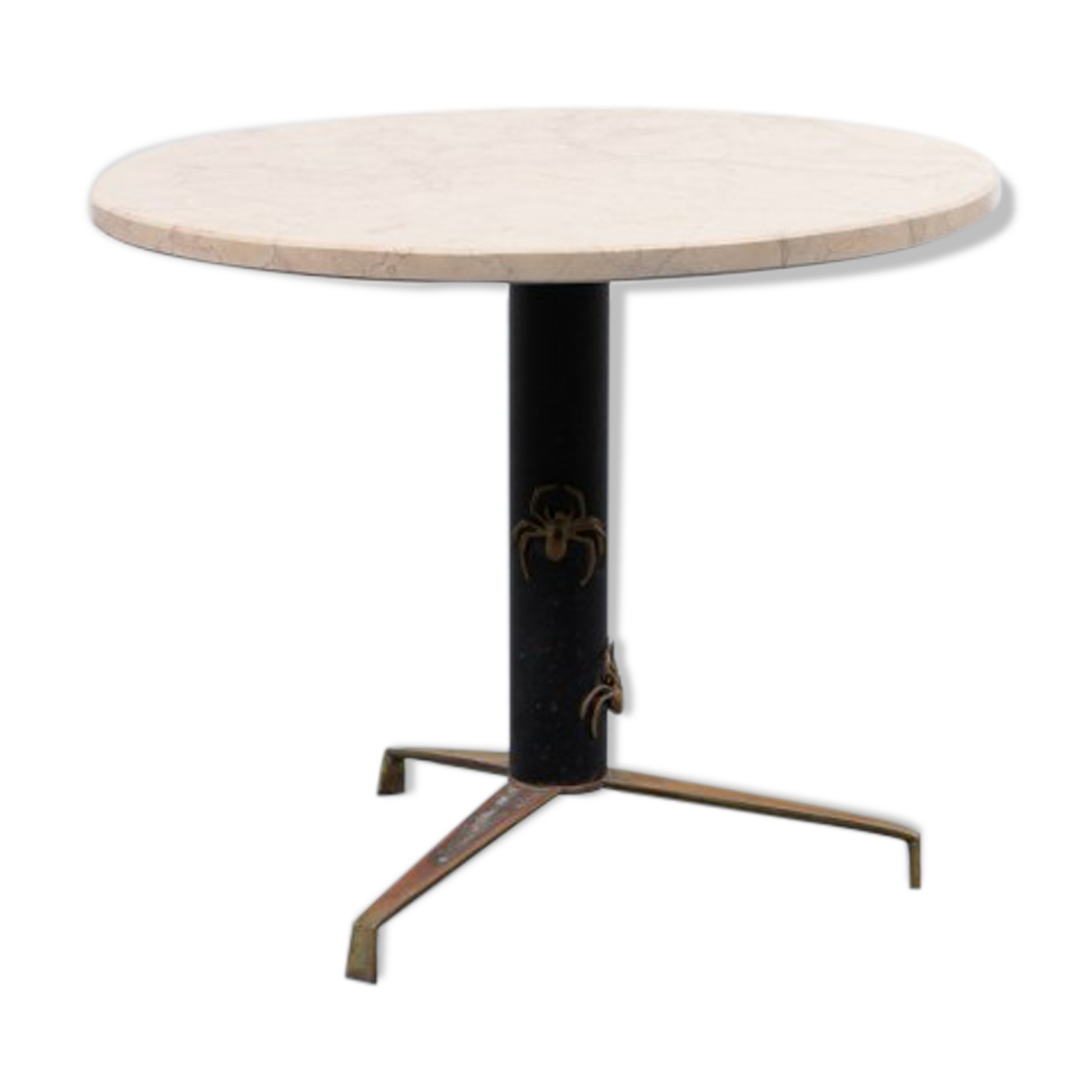 Unique Italian modern marble side table from the 1960s