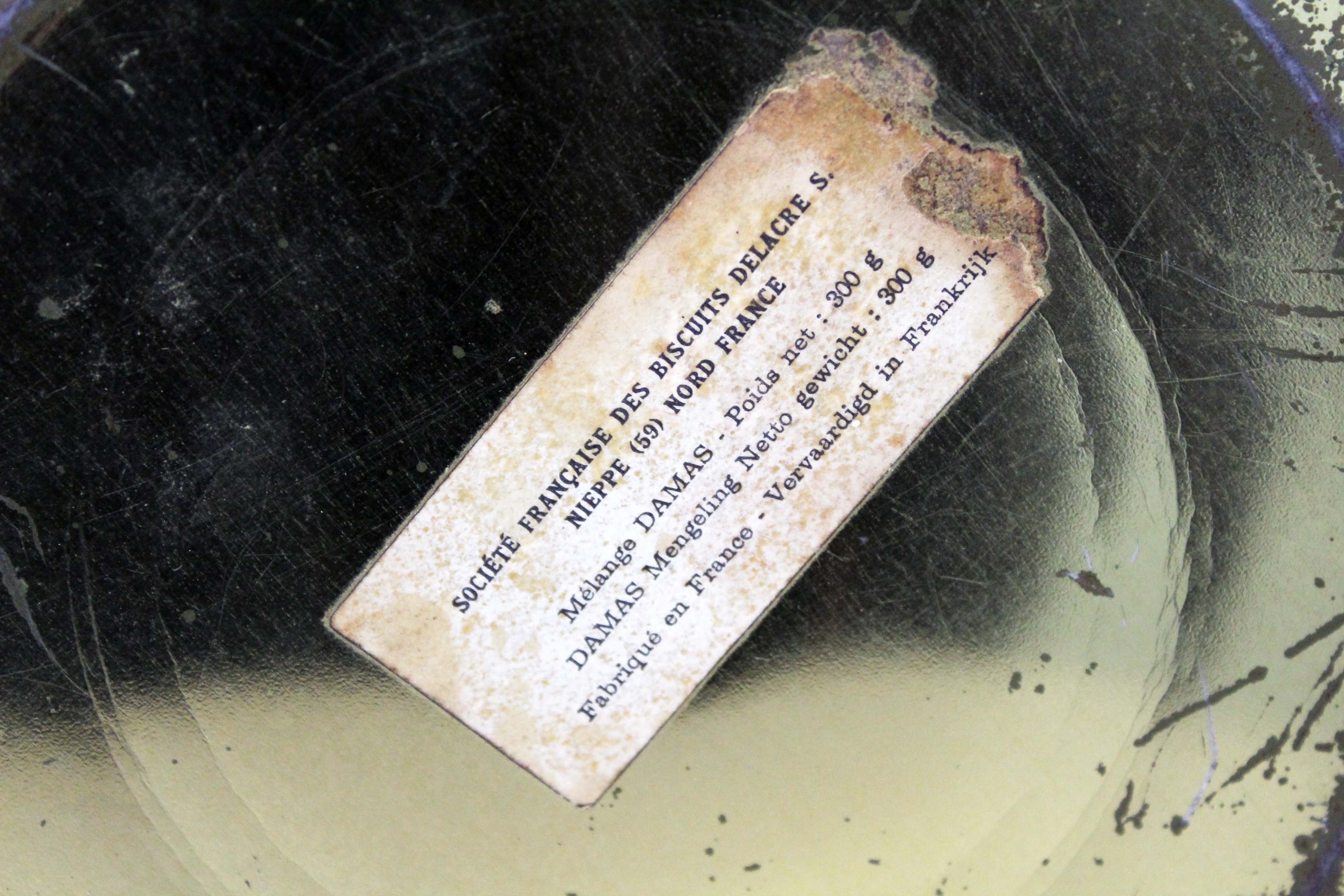 Old delacre box, art nouveau