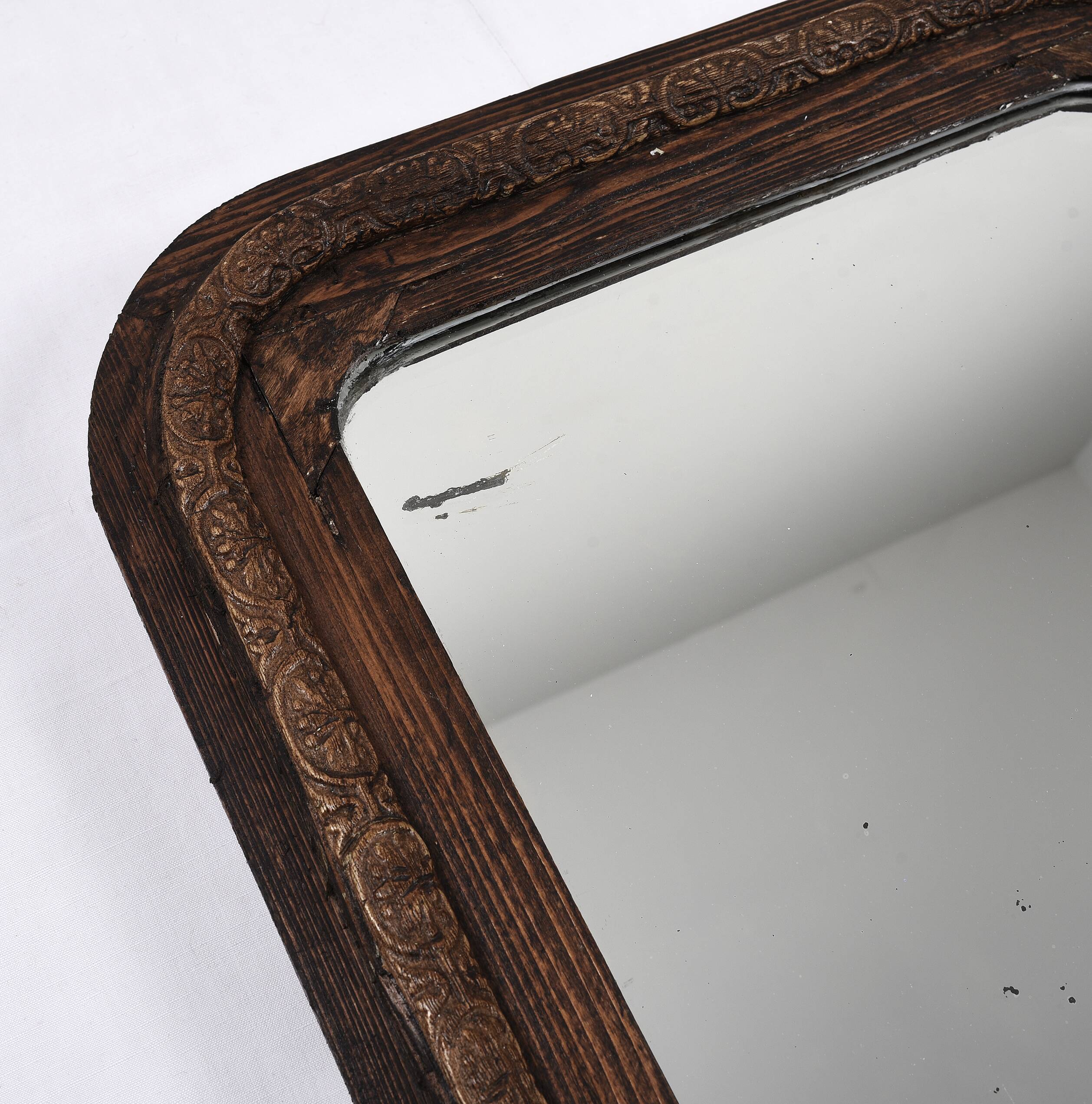 Antique mirror 68 cm, Louis Philippe style.