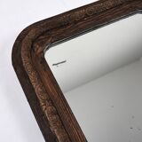 Miroir ancien 68 cm, style Louis Philippe.