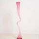 Pink Swirl Glass Vases – Set of 3