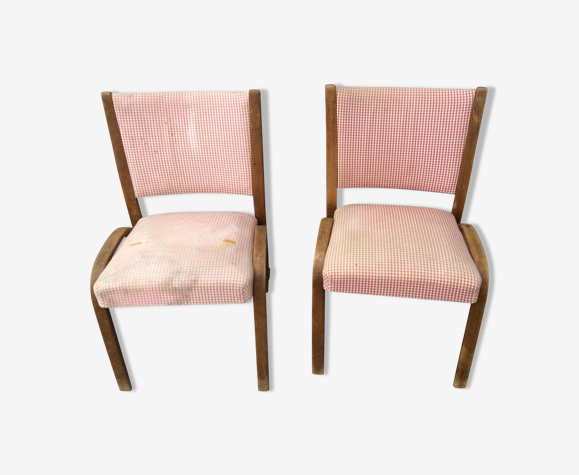 Paire de chaises de bridge