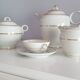 1950s Limoges porcelain coffee service