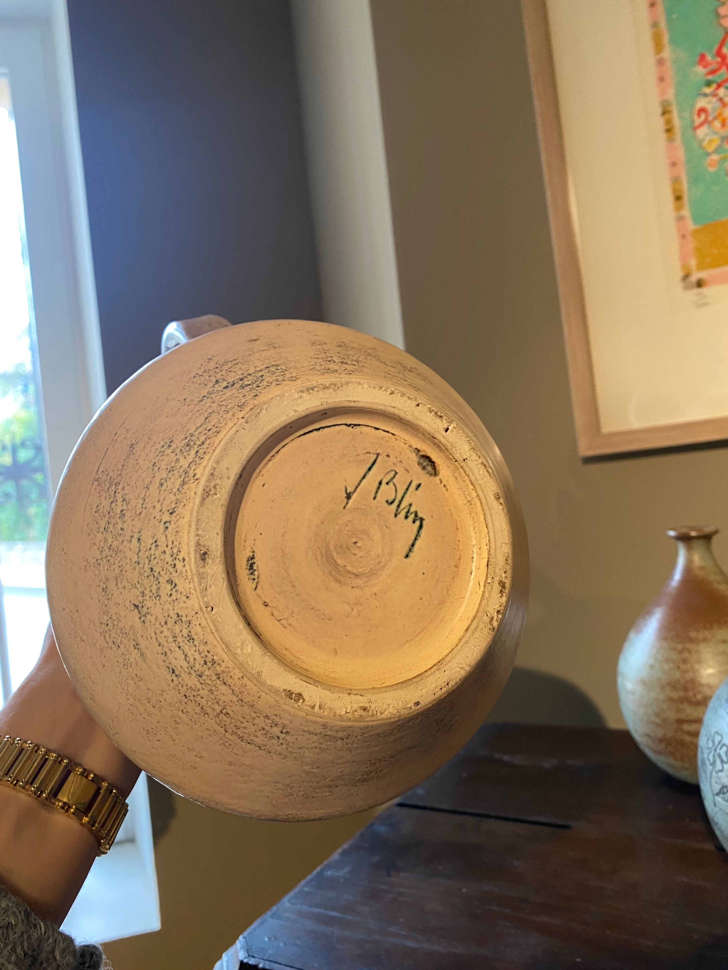 Large ceramic vase Jacques Blin