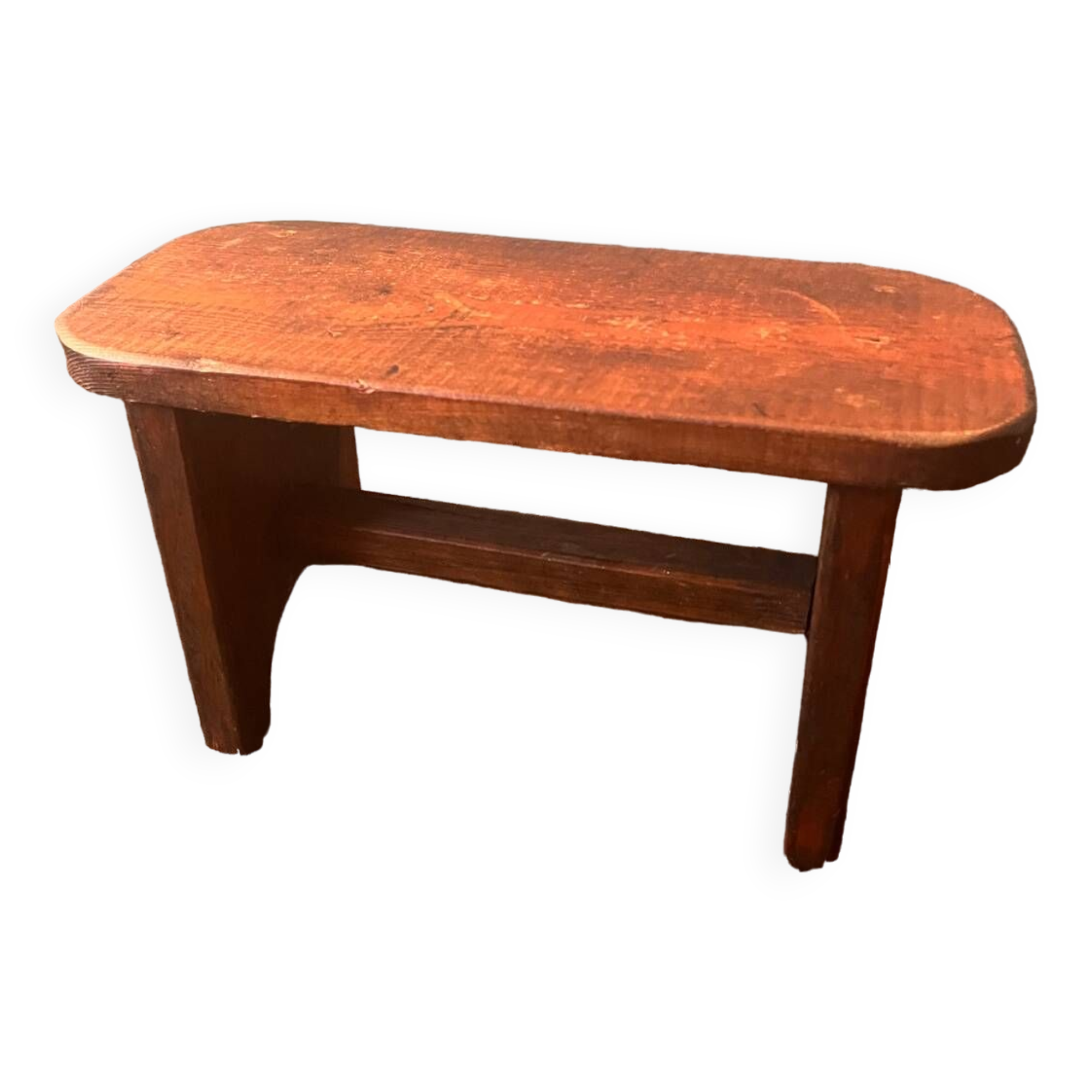 Petit tabouret ou repose pied en bois