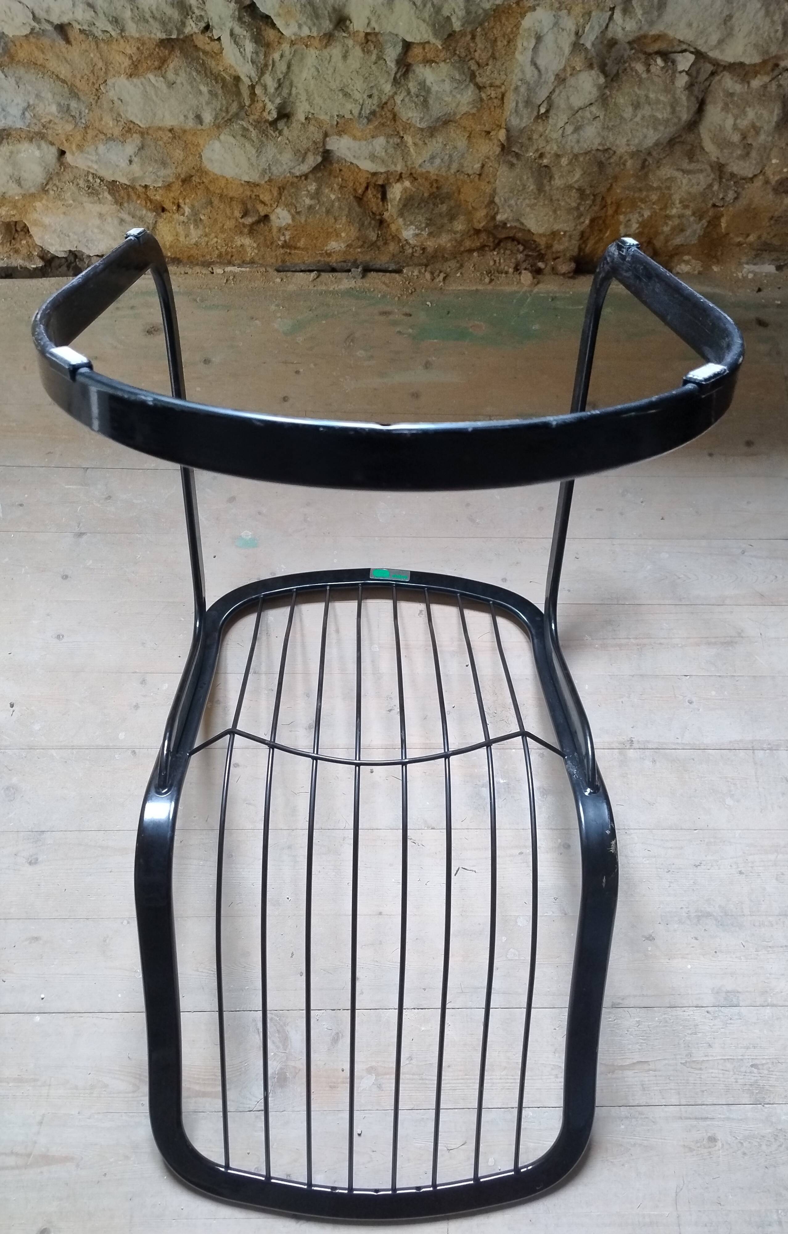 Chaise Willy Rizzo pour Cidue