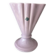 Vintage Art Deco vase in pastel pink ceramic