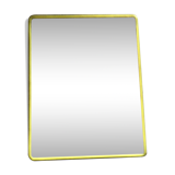 Mirror barber yellow plastic frame