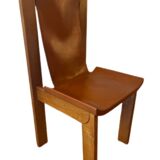 Scandinavian vintage Roland Haeusler chair in solid gold from the 80s