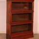 Globe Wernicke Library in mahogany, consisting of 3 pieces.